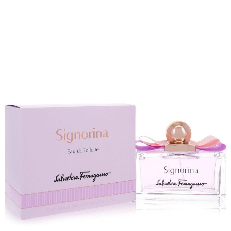 Signorina Eau De Toilette Spray By Salvatore Ferragamo 3.4 oz