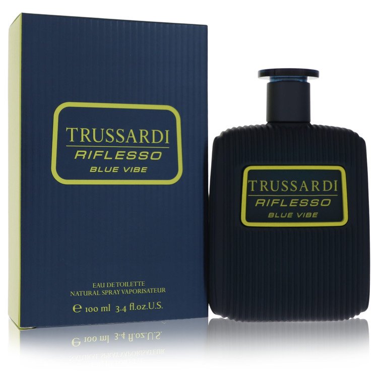 Trussardi Riflesso Blue Vibe Eau De Toilette Spray By Trussardi 3.4 oz