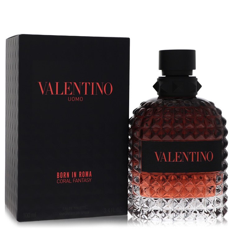 Valentino Uomo Born In Roma Coral Fantasy Eau De Toilette Spray By Valentino 3.4 oz