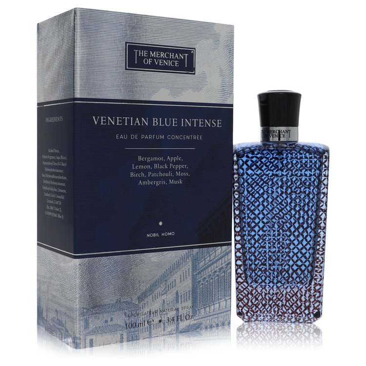 Venetian Blue Intense Eau De Parfum Spray Concentree By The Merchant Of Venice 3.4 oz
