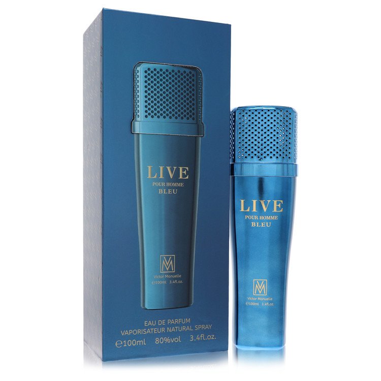 Victor Manuelle Live Bleu Eau De Parfum Spray By Victor Manuelle 3.4 oz