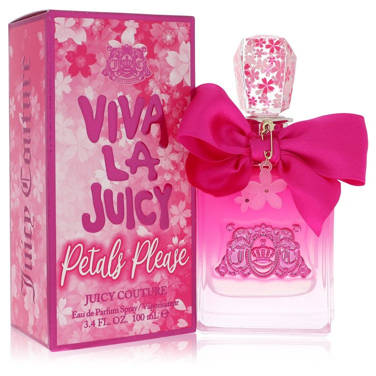 Viva La Juicy Petals Please Eau De Parfum Spray By Juicy Couture 3.4 oz