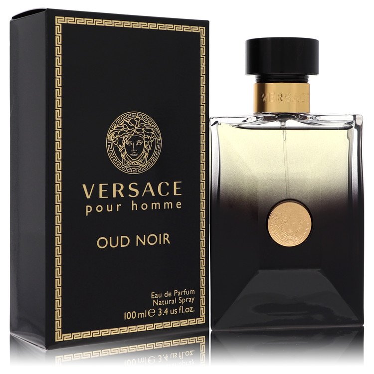Versace Pour Homme Oud Noir Eau De Parfum Spray By Versace 3.4 oz