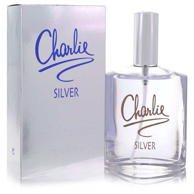 Charlie Silver Eau De Toilette Spray By Revlon 3.4 oz