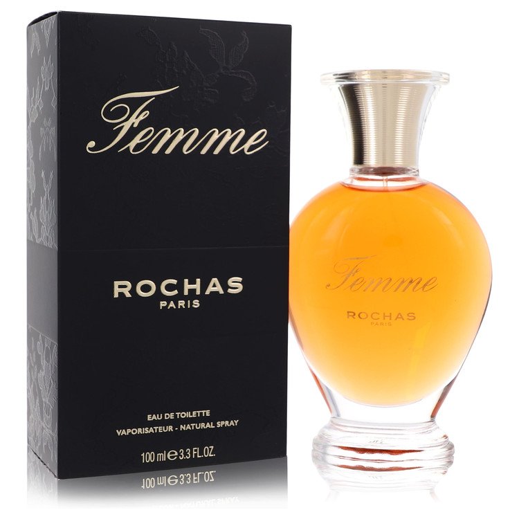 Femme Rochas Eau De Toilette Spray By Rochas 3.4 oz