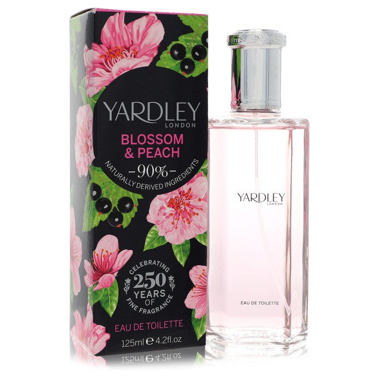 Yardley Blossom & Peach Eau De Toilette Spray By Yardley London 4.2 oz