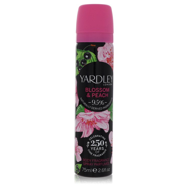 Yardley Blossom & Peach Body Fragrance Spray By Yardley London 2.6 oz