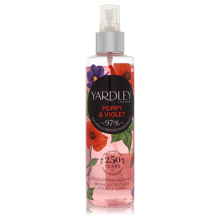 Yardley Poppy & Violet Body Mist By Yardley London 6.8 oz
