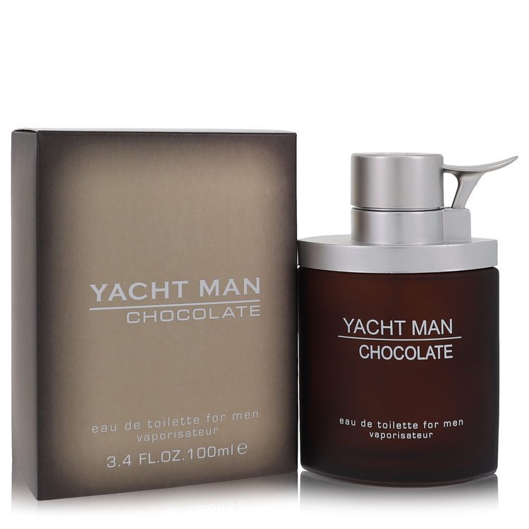 Yacht Man Chocolate Eau De Toilette Spray By Myrurgia 3.4 oz