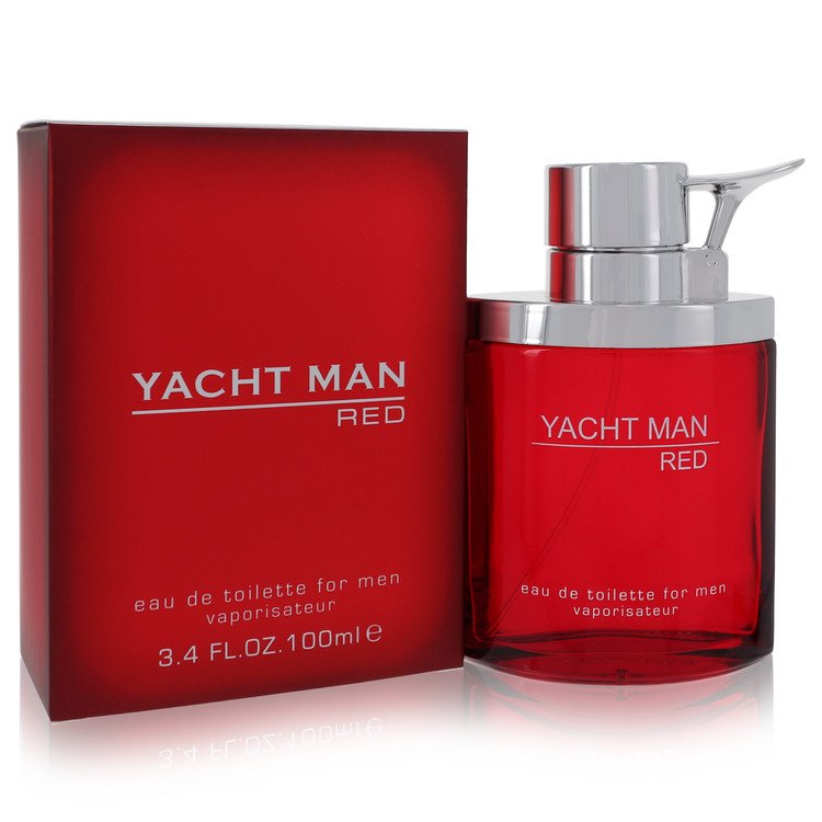 Yacht Man Red Eau De Toilette Spray By Myrurgia 3.4 oz