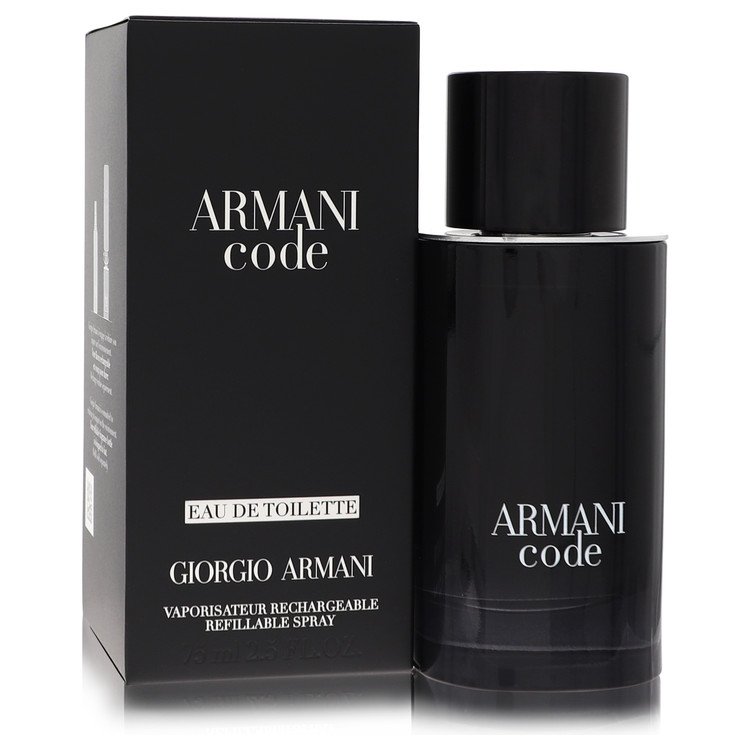 Armani Code Eau De Toilette Spray Refillable By Giorgio Armani 1.7 oz
