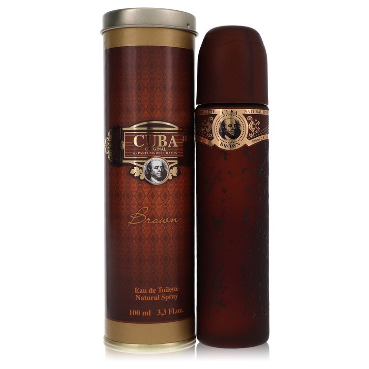 Cuba Brown Eau De Toilette Spray By Fragluxe 1.17 oz