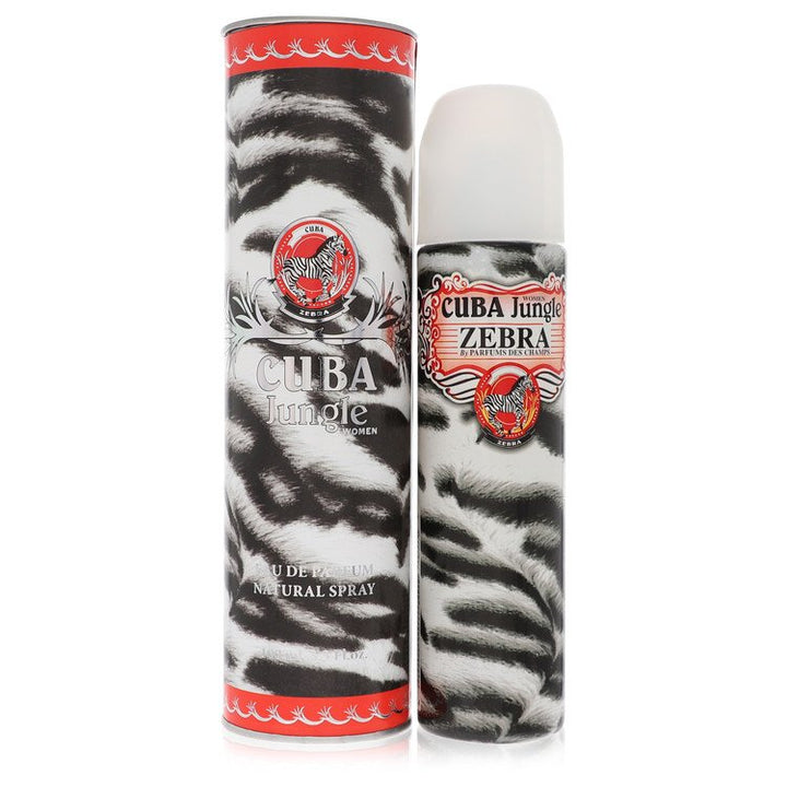 Cuba Jungle Zebra Eau De Parfum Spray By Fragluxe 1.15 oz