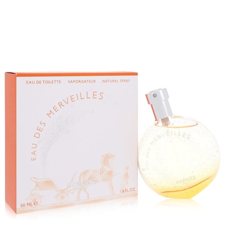 Eau Des Merveilles Eau De Toilette Spray By Hermes 1.6 oz