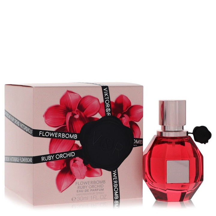Flowerbomb Ruby Orchid Eau De Parfum Spray By Viktor & Rolf 1 oz