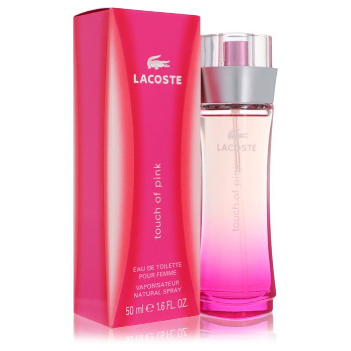 Touch Of Pink Eau De Toilette Spray By Lacoste 1.6 oz