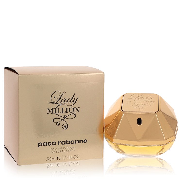 Lady Million Eau De Parfum Spray By Paco Rabanne 1 oz