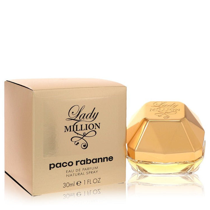 Lady Million Eau De Parfum Spray By Paco Rabanne 1 oz
