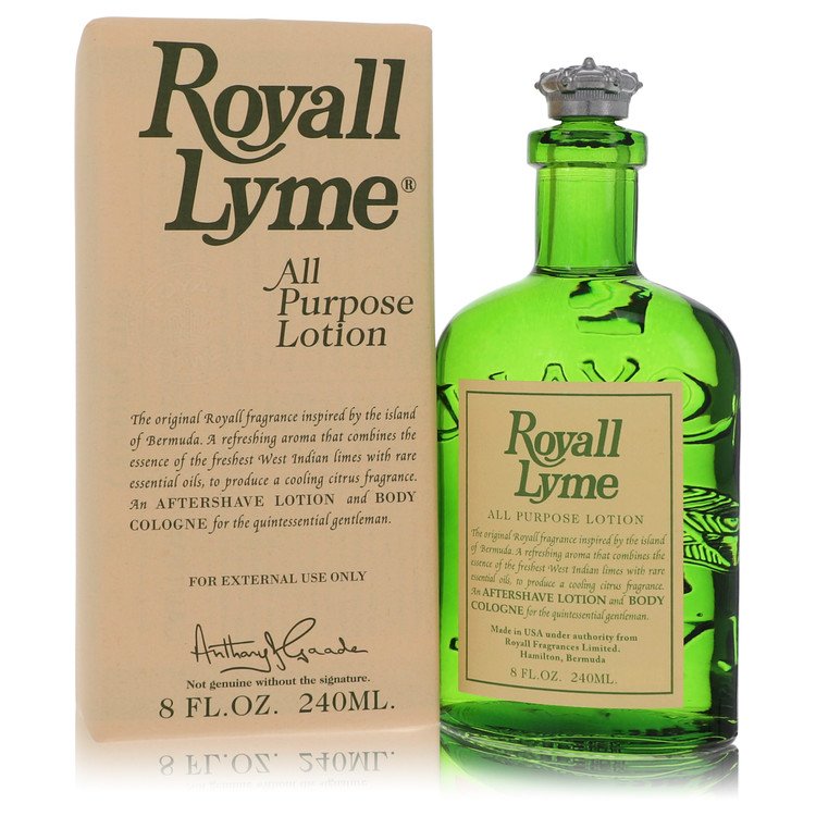 Royall Lyme All Purpose Lotion / Cologne By Royall Fragrances 4 oz