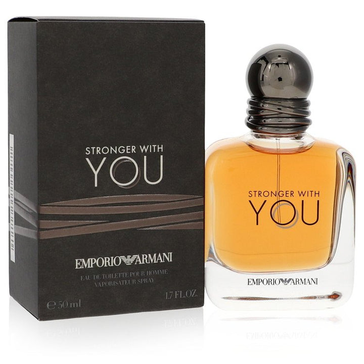 Stronger With You Eau De Toilette Spray By Giorgio Armani 1.7 oz