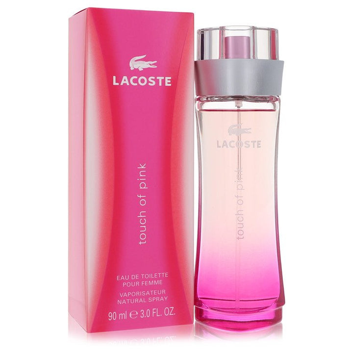 Touch Of Pink Eau De Toilette Spray By Lacoste 1.6 oz