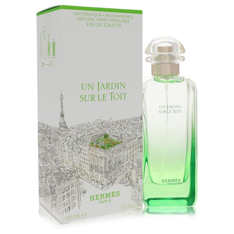 Un Jardin Sur Le Toit Eau De Toilette Spray By Hermes 1.7 oz