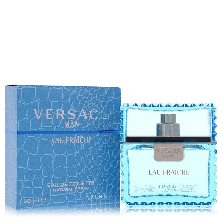 Versace Man Eau Fraiche Eau De Toilette Spray (Blue) By Versace 1 oz